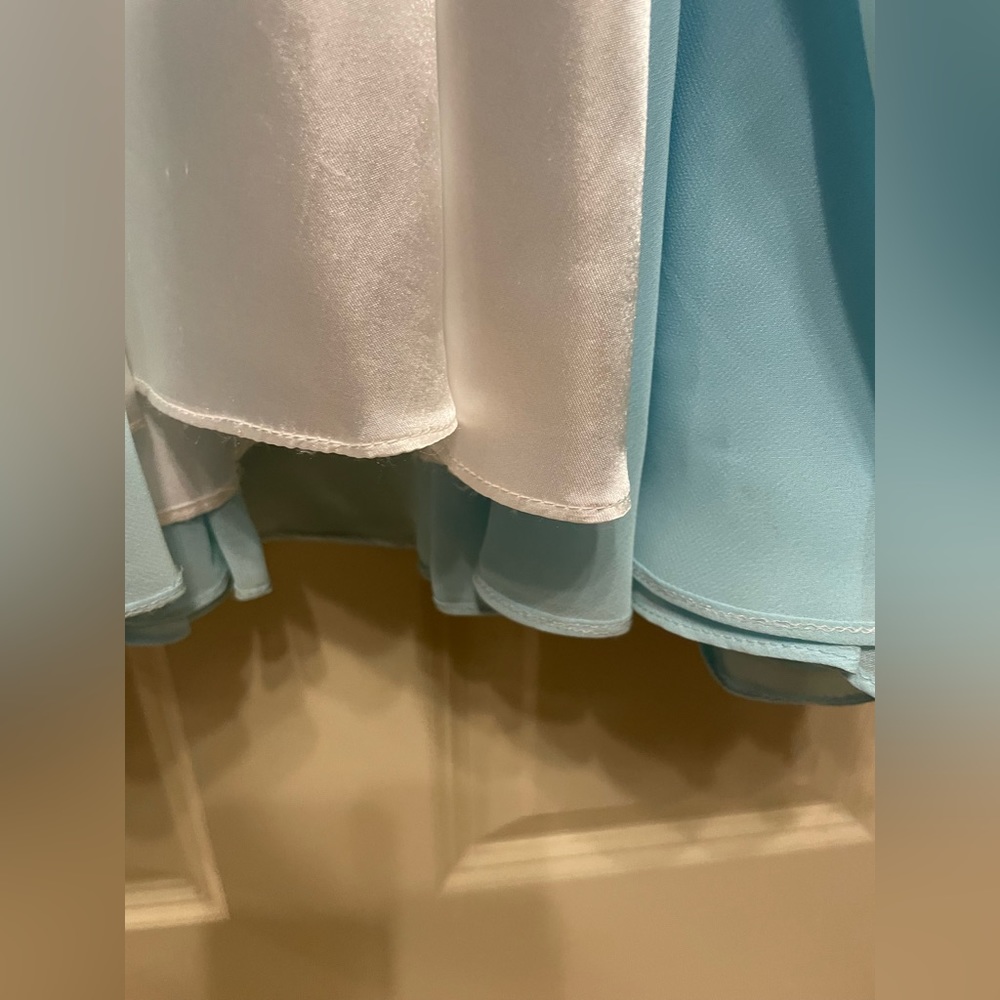 Escape Keyhole Light Blue Dress - Picture 8 of 12